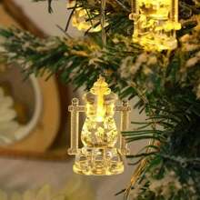 1 Pièce Guirlande De Lumières De Bouilloire À Huile Transparente 10/20/30/40led, Lumière De Fée À Huile De Palais, Décoration De Festival Pour Les Fournitures De Fête De Vacances (sans Batterie)