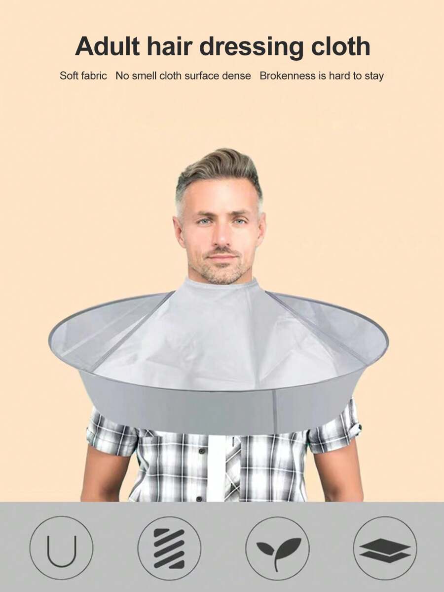 1件理发披肩，防碎理发斗篷，家用，美发工具，美发产品及配件，理发沙龙美容旅行必备，返校季，旅行度假必备，女士美发配件，后梳，理发师配件，吹风机，头发，理发师，美发工具，美发产品，吹风机，头发，配件，美发产品，美发工具，美发用品，护发，卷发梳，理发师，理发师配件，美发设备，旅行必备，旅行必备，发型，美发，头发，旅行，美发产品，美发工具，美发用品，理发师，理发师配件，理发店，美发设备