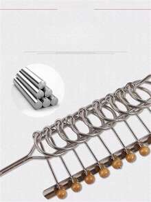 9-Piece Interlocking Puzzles Set Including 8 Different Luban Locks And Kongming Locks - Yellow - View 5