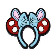 Disney 10pcs  Disney Headband Ears Headband Pattern Shoe Decorations Shoe Accessories Charms For Clogs  Bubble Slides Sandals, Gift Idea For Birthday Christmas  Halloween Party Favors