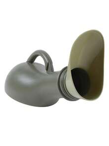 1個配蓋的塑料醫院尿壺,適用於老人 - 軍綠色 - 查看 4