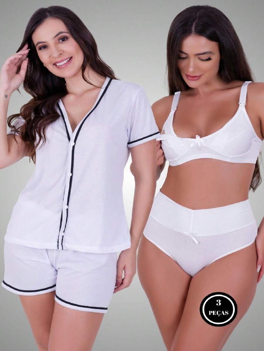 Maternity Loungewear - 白色 - 查看 1