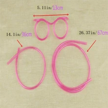 1pc Fun & Flexible Drinking Straw Glasses For Teenagers, Ideal Decoration & Gift For Birthday Parties