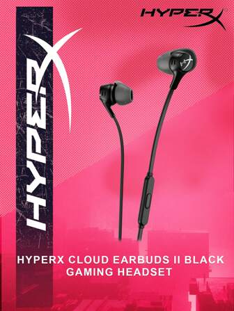  HyperX Cloud Earbuds / Cloud Earbuds Gaming Headset With A Microphone Immersive Wired In-Game Audio In-Ear Headphone