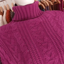 Women Winter Coats - 玫瑰紅 - 查看 5