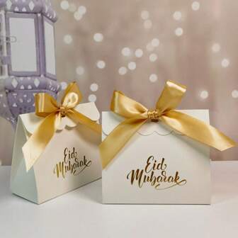10 st godisaskar pappersförpackning presentpåse festfavör presentask islamisk festtillbehör kareem dekoration