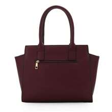 Conjuntos de bolsos para mujer Multicompartimento Liso Ajustable Doble Asa Casual Dulce De moda