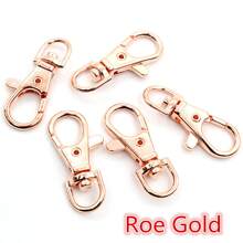 10pcs Lobster Clasp Hooks DIY Jewelry Making Accessories For Keychain Necklace Bracelet