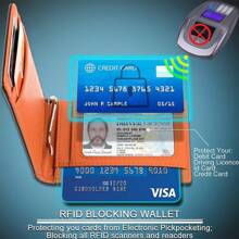 Cartera Con Protección Rfid Para Hombre - Negro - Ver 4