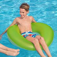 2 Lifesavers Inflatable Donut Float For Children Economical Pool Float For Children Hona Inflatable Lifesaver Float 91 Cm Pack Of 2 Pieces - Multicolor - View 2