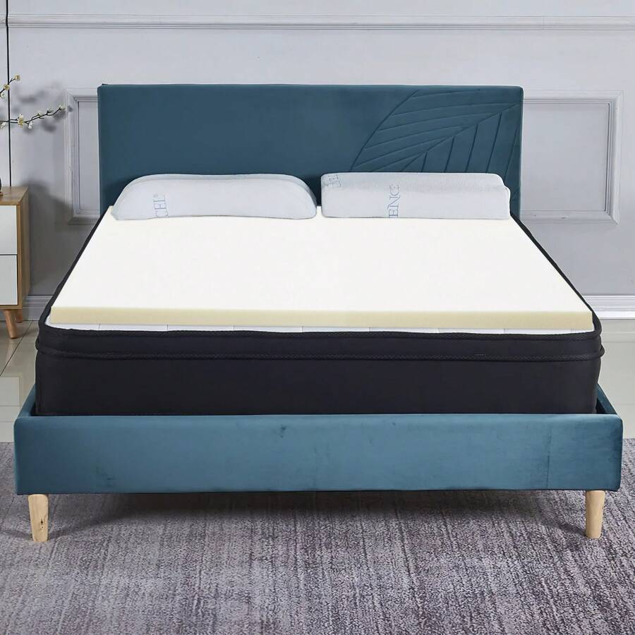 2Inch Foam Mattress Topper Premium Supporting Bed Pads With