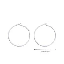 Colorful Statement Hoop Earrings, Bold And Versatile