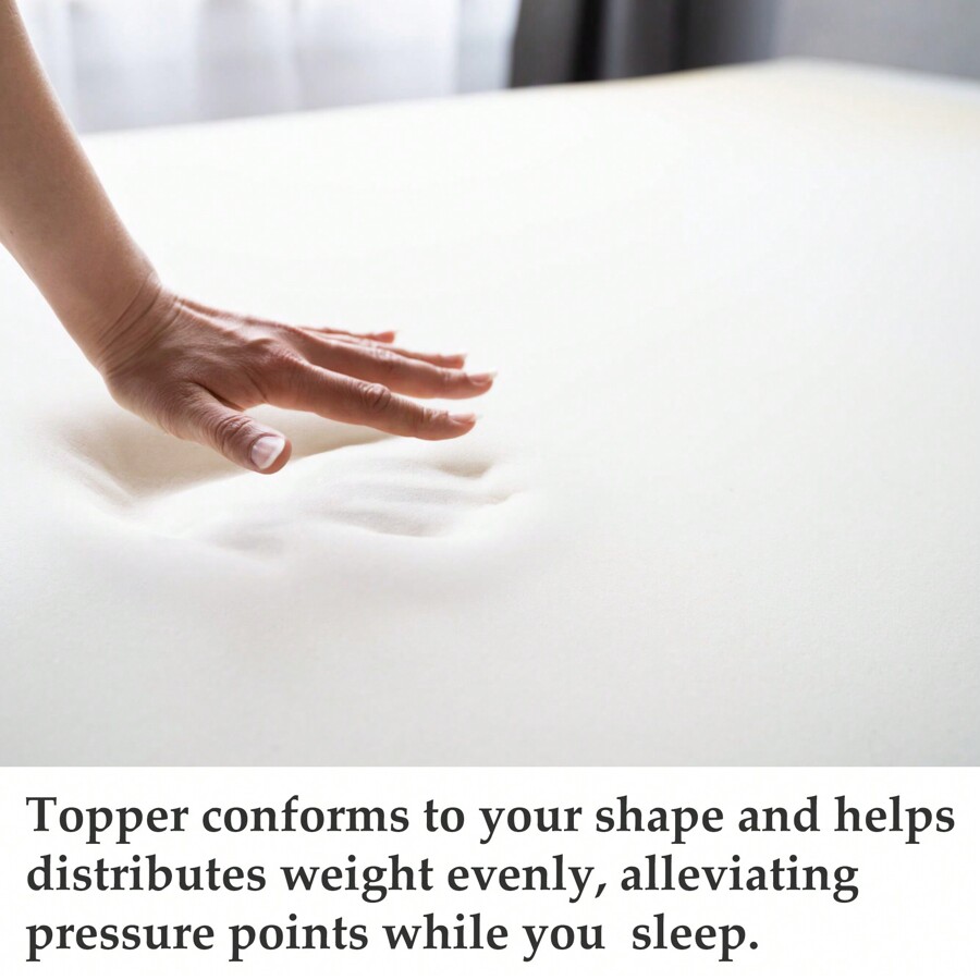 2Inch Foam Mattress Topper Premium Supporting Bed Pads With