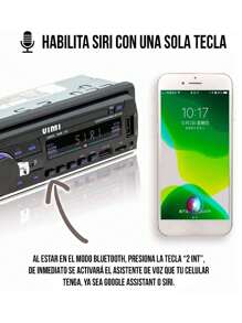 Auto Estereo Para Coche Con Reproductor Mp3 Radio Bluetooth - Negro - Ver 11
