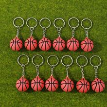 Bộ 12 móc khóa thể thao bóng đá, bóng rổ, bóng chày, bóng bầu dục chân thực, móc khóa túi xách cho nam, phụ kiện xe hơi thông thường cho ba lô đi học - nhiều màu - Xem 7