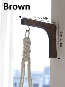 1pc/2pcs Wooden Hanging Plant Hooks Plant Wall Hanger Wooden Plants Wall Hooks Plant Hooks Wall Mounted Plant Hanger Hook Indoor And Outdoor Hanging Brackets For Planters, Lanterns, Bird Feeders,Home Decor ,Room Decor,Wall Decor Gifts Birthday Graduation