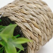 1入組盆栽植物，人造花卉裝飾，適用於家居和旅館裝飾，桌面裝飾，逼真的綠色植物用於花藝藝術，婚禮裝飾，室內外裝飾，客廳，臥室，辦公室裝飾 - 綠色 - 查看 7