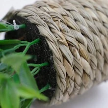 1入組盆栽植物，人造花卉裝飾，適用於家居和旅館裝飾，桌面裝飾，逼真的綠色植物用於花藝藝術，婚禮裝飾，室內外裝飾，客廳，臥室，辦公室裝飾 - 綠色 - 查看 8