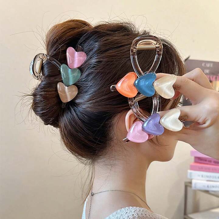 ミニクリップ ハート ヘアクリップ ヘアアクセサリー かわいい
