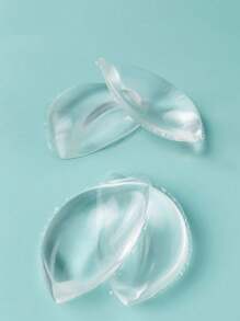 2pairs Swimsuit Pads For Small Chest, Thickened, Push Up, Invisible Silicone Bikini Bra Inserts For Women - Clear - View 11