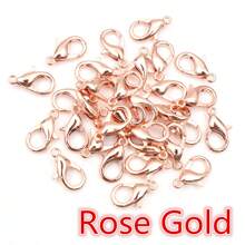 50pcs Small Alloy Lobster Clasp Hooks Connector For Necklace Bracelet Chain DIY Jewelry Making Accessories