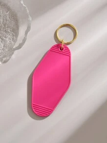 Street 1pc, Y2K/B Bohemian Style Plastic Hot Girls Hit Curbs Motel Keychain, Keychain, Hotel Key Chain, Car Accessories, Creative Keychain, Backpack Pendant, Bag Charms, Birthday Gifts, Party Favors School