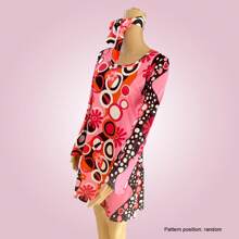 5pcs Women Hippie Dress Set With Headband, Necklace And Earrings For Girls And Women(Pattern Position Is Random) - Multicolor - View 4