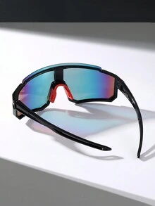 1pc Women's Outdoor Cycling Sports Glasses - Rose Red - View 3