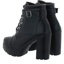 Women Mid-Calf Boots - Negro - Ver 3