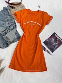 Women Dresses - trái cam - Xem 1