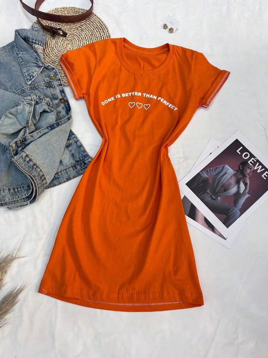 Women Dresses - trái cam - Xem 1