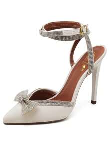 Women Heeled Sandals - trắng - Xem 4