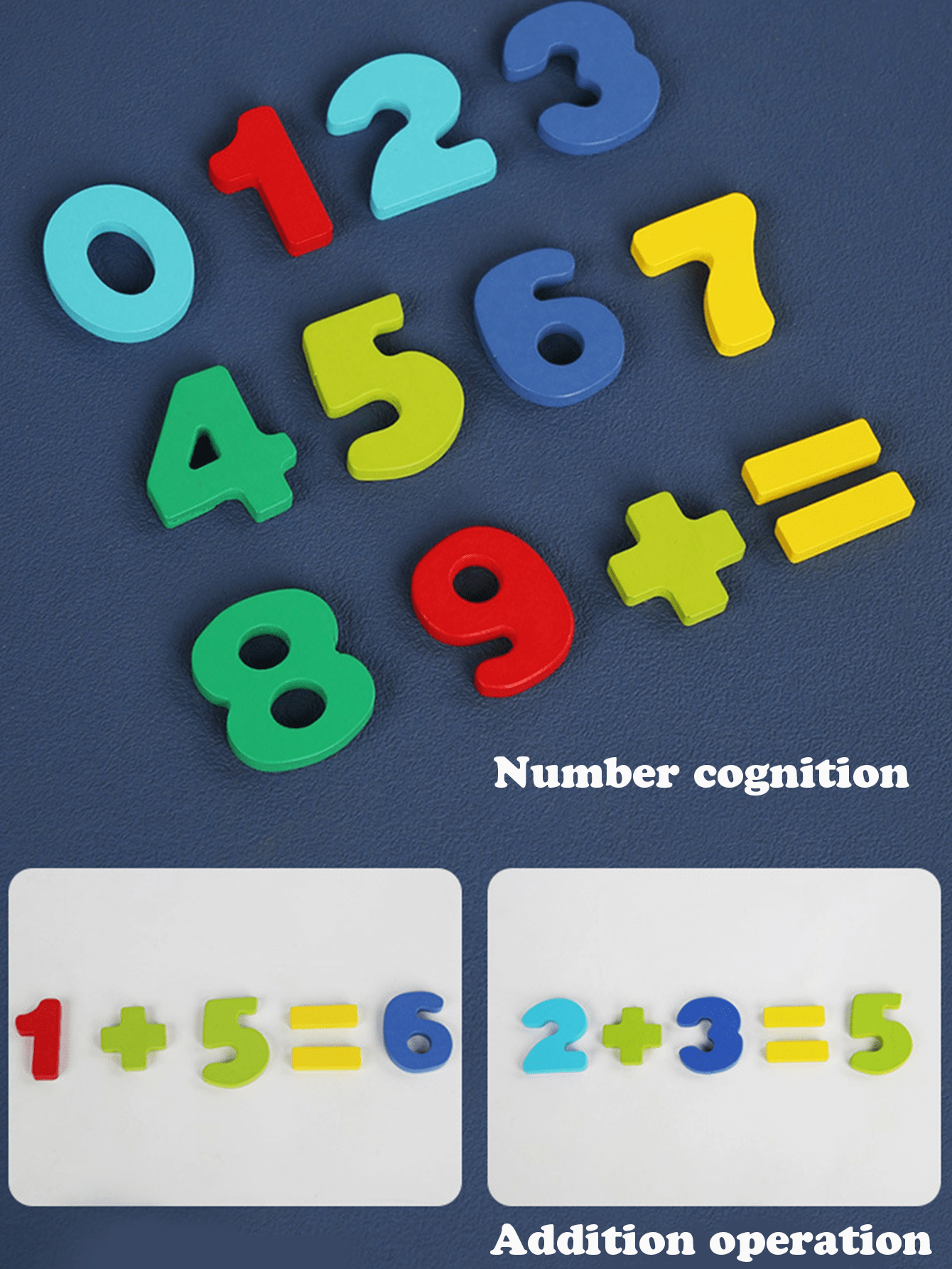 1 Pc Children's Digital Building Blocks Puzzle Early Education Shape