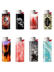 1 件装独特打火机外壳树脂模具，树脂环氧树脂浇铸硅胶模具，珠宝浇铸模具，适用于 J5/J3/J6 打火机保护套支架工艺配件 - 白色 - 查看 8