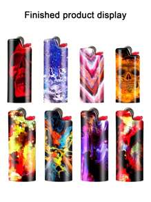 1 件装独特打火机外壳树脂模具，树脂环氧树脂浇铸硅胶模具，珠宝浇铸模具，适用于 J5/J3/J6 打火机保护套支架工艺配件 - 白色 - 查看 7