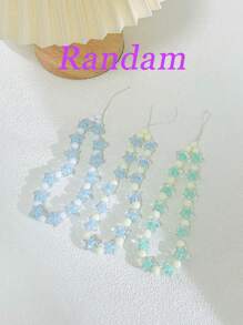 Summer Apple Daisy With Phone Charm Floral Print Clear Phone Case With Lanyard Kawaii Waterproof Shockproof Anti-Fall Scratch Resistant - Multicolor - View 8