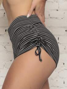 Kickoff Women Bikini Bottoms - 黑與白 - 查看 1