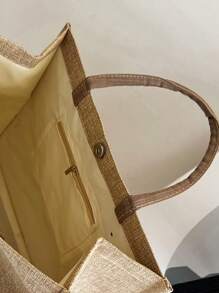 1 Miếng Vàng Lá thư In Túi xách tay , Đơn giản Và , Ngày lễ tình nhân Qủa tặng , Cá nhân hóa Lễ cưới Túi quà tặng Cho Nữ Phù dâu , Túi trang điểm , Du lịch Đơn giản Túi bảo quản , Dung lượng lớn Du lịch Túi trang điểm : Thích hợp Đối với Ngoài trời Thích hợp Đối với Đám cưới , Sinh nhật , , Và Kỳ nghỉ , Là A Tuyệt vời Qủa tặng Đối với phụ nữ , Mẹ , Giáo viên , Bạn , Và To lớn Cái túi Là Thích hợp Đối với Sinh viên , Đến Trường học , Và Là A Có thể mang đi Giải trí Lưu trữ Túi xách tay , A Đa chức năng Túi mua sắm , A Thiết kế mới , Dung lượng lớn , Và MỘT Lý tưởng Mua sắm Túi xách , Túi ăn trưa , Thích hợp Dành Cho Nam Và Nữ , Cặp đôi , Sử dụng hàng ngày , Ngày tháng , Sinh nhật , Kỳ nghỉ , Và Đến Trường học , Mùa hè , Kỳ nghỉ , bờ biển , Du lịch , Đi làm , Làm Việc  , Sinh viên , Dã ngoại , Cắm trại , Siêu thị , Hằng ngày Lưu trữ - Màu Khaki - Xem 5