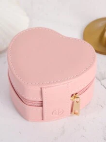 1 hộp đựng trang sức đựng nhẫn, vòng cổ và trái tim, quà tặng cho ngày lễ tình nhân khi trở lại trường - Xem 1