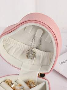 1 hộp đựng trang sức đựng nhẫn, vòng cổ và trái tim, quà tặng cho ngày lễ tình nhân khi trở lại trường - Xem 5