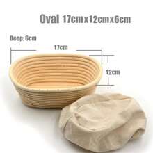 Bread  Dough Banneton Brotform Proofing Proving Baskets Fermentation Rattan Wicker Basket Country - Beige - View 7