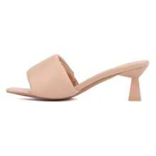 Olivia Miller Women's Allure Heel Sandal - Màu Khaki - Xem 7