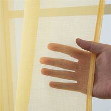 1 Pieza Cortinas Minimalistas Estilo Moderno Nórdico Color Sólido - Adecuado Para Dormitorio, Sala De Estar, Habitaciones De Hotel, Etc.