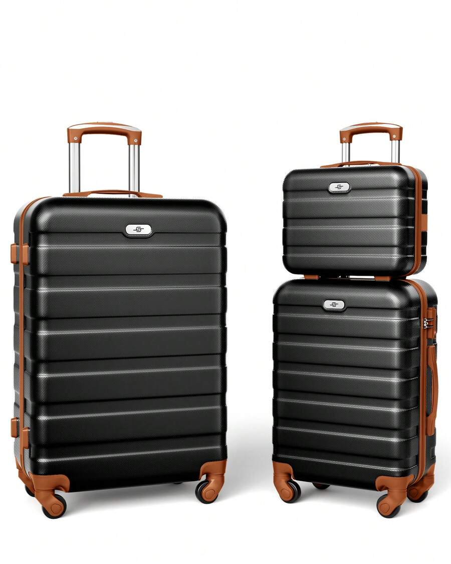 Suitour Suitcase Set 2 Piece Hardside Luggage Set With TSA Lock Spinner Wheels, 20 Carry On