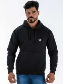 Men Sweatshirts - 黑色 - 查看 3