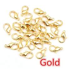50pcs Small Alloy Lobster Clasp Hooks Connector For Necklace Bracelet Chain DIY Jewelry Making Accessories
