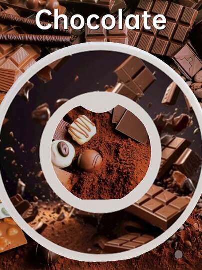 1pc Chocolate Flavor + 1pc Matcha Flavor Circular Wafer Cake