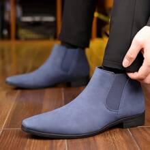 1 par de nuevas botas Chelsea para hombre, botas elegantes y casuales para negocios