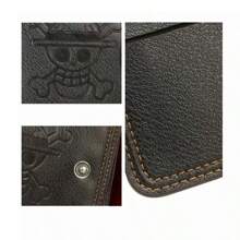 Cartera De One Piece Alta Calidad - Café integral - Ver 5