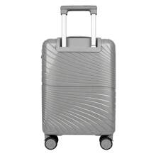 Asge Twin-Wheel Hardshell Luggage Set - M-L-XL Sizes For All Your Travels - Silver - View 2